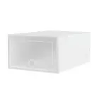 Shoe Box Rack DIY Set of 24 Stackable White Abel Artiss