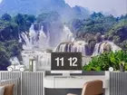 3D Fall Forest Landscape Self-adhesive Removeable Wallpaper Wall Mural