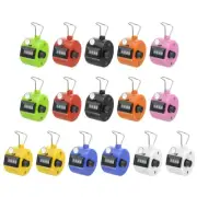 16Pcs Clicker Counter4 Digit Mechanical Handheld Tally Click Counter Multicolor