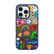 iPhone 16 Pro Impact Case MagSafe Compatible DOODLES by Matthew Langille