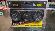 AutoMeter Products 2393 3 Gauge Console Oil/Water/Amp New