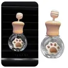 Car Fragrances Air Freshener Ornament Empty Glass Bottle Essential Oils Diffuser