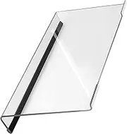 FELTECHELECTR Ergonomic Acrylic Keyboard Stand with Slip Strip Transparent Tilted Keyboard Holder for Comfortable Typing Space Saving Computer Supplies for Desk Use