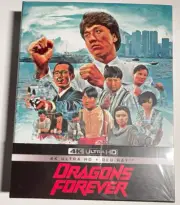Dragons Forever 4K Blu-ray Limited Edition Jackie Chan OOP 88 Films