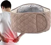 [Generic] Thermal Waist Warmer | Thicken Waist Support Warmer - Comfortable Back Warmer Belt for Men Women, Winter Warm Waistband Elastic Belt