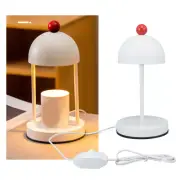 Retro Candle Table Lamp (Lamp Base Voltage 110-220V) White US Plug