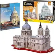 National Geographic - 3D Puzzle St Paul Cathedral | 3D Puzzles | Models for Building Adults and Children | 3D Puzzle for Adults | 3D Puzzle for Children | Gifts for Children | 107 Pieces