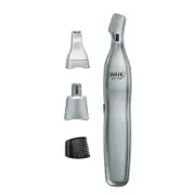 Wahl Men’s Nose Hair Trimmer, for Eyebrows, Neckline, & Ear Hair, Silver