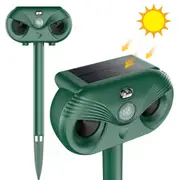 Ultrasonic Bird Repeller Solar LED Pest Control Scarer Deterrent Motion Sensor