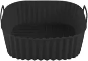 Reusable Air Fryer Liners | Square Air Fryer Basket,Non-Stick Baking Tray Kitchen Cookware for Cooking Roasting Grilling Pizza Cake Family Indoor Apartment Outdoor Camping