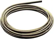 MUCKLILY Car Interior Trim Strip Electroplated Gold Auto Seal Moulding Flexible Decorative Filler for All Cars Enhances Interior Style Easy to Cut Install