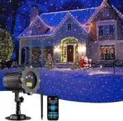 Laser Christmas Projector Lights Outdoor, Christmas Decorations Stars Light S...