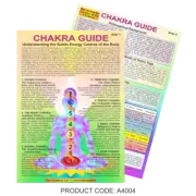 Chakras Guide Chart Chakra Reference Guides Locations A4 Laminated 2 Sides