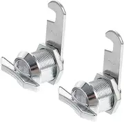 Veemoon 2Pcs Keyless Cabinet Security Locks Durable Cupboard Locks for Electric Box School Lockers Privacy Protection