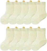 [Ubxvamm] 5 Pairs Baby Ankle Socks Socks Kids Boys Girls Socks Soft Breathable Cotton Socks Thin Socks for