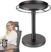 [Generic] 360 Rotating Sunglass Organizer - Spinnings Eyewear Storage Tower | Rotating Spectacle Display, Stainless Steel Glasses Holder with Tray | Sunglasses Organizer Rack for Desk, Dresser, Table