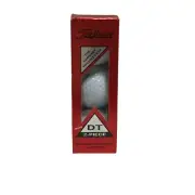 Titleist DT 2 Piece Golf Balls 1 Sleeve w/3 BRAND NEW Lucent Technologies Logo
