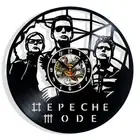 Depeche Mode Vinyl Wall Clock - Retro Decor - Unique Home Accent - Perfect Gift