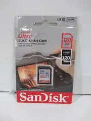 New SanDisk Ultra 128 GB SD SDXC Memory Card - SDSDUN4-128G-GN6IN