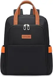 [Humita] Convertible Handbag Backpack Women Laptop 15.6 Inch Daypacks Fashion Waterproof Tote Bookbag Casual Light Weight College Student School Bag for Travel Work