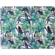 4pc LVD MDF/Cork Placemat Dining Table Protector 34x26.5cm Tropical Orchid