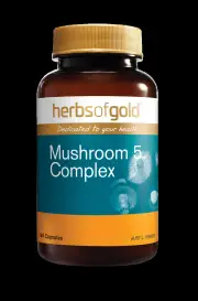 Herbs Of Gold Mushroom 5 Complex | 60 tablets