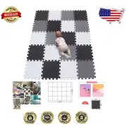 Safe Baby Play Mat - 20 Soft Interlocking EVA Tiles, Non-Toxic & Durable