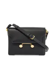 Marni Calfskin Shopping Bag With Distinctive Closure