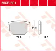 TRW Lucas Brake lining MCB501