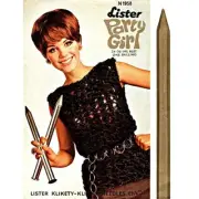 Knitting Pattern Party Girl 1960s Lister #1958 Glitter Yarn Mohair Top 34-36”