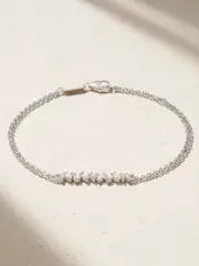 [Suzanne Kalan] Suzanne Kalan - 18-karat White Gold Diamond Bracelet - Silver - One size One size Silver