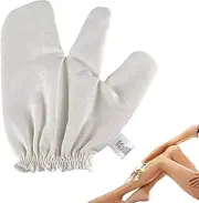 Body Scrub Gloves - Silk Face Wash Mitt,Skin Scrubber, Dead Skin Remover for Spa Massage Face Back Bathroom Wet Dry Brushing