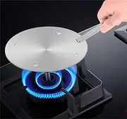 Heat Diffuser for Gas Electric Stove, Lifenergric Induction Plate Adapter, Stainless Steel Induction Hob Adapter Plate for Milk, Coffee, Cooktop 24CM