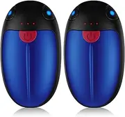 Hand Warmers Rechargeable, 2 Pack Portable Pocket Hand Warmers, 16Hrs Long Heating Double Warm Electric Handwarmers, Reusable Heater for Outdoors, Camping, Hunting, Golf, Fishing