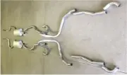 1958 CADILLAC DUAL EXHAUST SYSTEM, ALUMINIZED, WITH RESONATORS