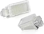 HUVNEXA For Skoda, for Fabia, for Octavia, for Roomster, for Superb For Rapid, for KODIAQ, Door Courtesy Interior Footwell Glove Box Trunk Luggage Lights Car Number Plate Light