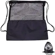 Mesh Drawstring Bag Sports Ball Bag Drawstring Backpack Sports Ball Storage Backpack for Soccer，Basketball, Volleyball, Baseball and More