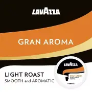 Lavazza Coffee GRAN AROMA Light Roast Floral Citrus Notes K-Cup 32Pods MAR 25