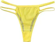 [Generic] Silk Long Underwear Women Panties Soft Hipster Panty Ladies Sexy Briefs Control Underwear for Women Thong