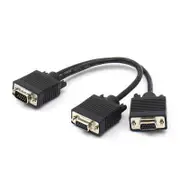 Alogic One HD15 Male to Two HD15 Female SXGA Monitor Y Cable (M/2xF)