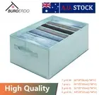 6/7/9 Grids Storage Bag Clothes Jeans Pants Drawer Organizer Wardrobe Boxes AU