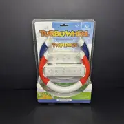 Nintendo Wii Twin Pack Turbo Racing Wheel Brand New