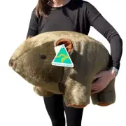 AUSTRALIAN MADE Wombat extra large soft plush toy 21"/54cm Wombat Toy