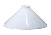 B&P Lamp 10" Opal Glass Pendant Shade, 2 1/4" fitter