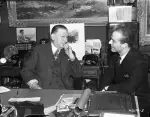 Major Edward Bowes host of the Radio program Major Bowes Origina 1940s Old Photo