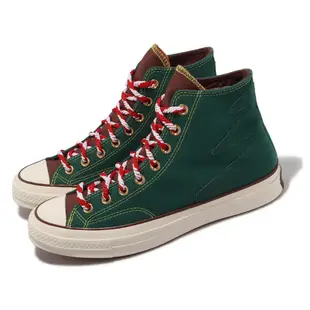 Converse 帆布鞋 Chuck 70 HI 男鞋 女鞋 綠 棕 薑餅人 高筒 聖誕節 1970 休閒鞋 A07978C