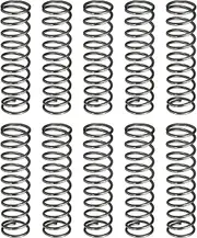 uxcell 20Pcs Compression Spring, 12mm OD, 1.2mm Wire Size, 45mm Free Length, Spring Steel Construction Extended Mechanical Compression Springs for Shop and Home Repairs, Silver Tone