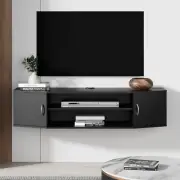 FITUEYES Floating TV Stand for TVs up to 43", Black