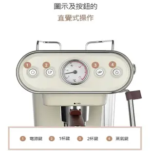 【Osner 韓國歐紳】Dmo半自動義式雙膠囊咖啡機(美式/義式/Nespresso & Dolce Gusto 都可以沖！)
