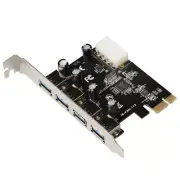 2 Pack - 4 Port USB 3.0 to PCI Express Card Expansion Add-On Card